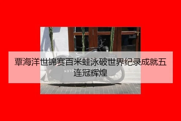 覃海洋世锦赛百米蛙泳破世界纪录成就五连冠辉煌
